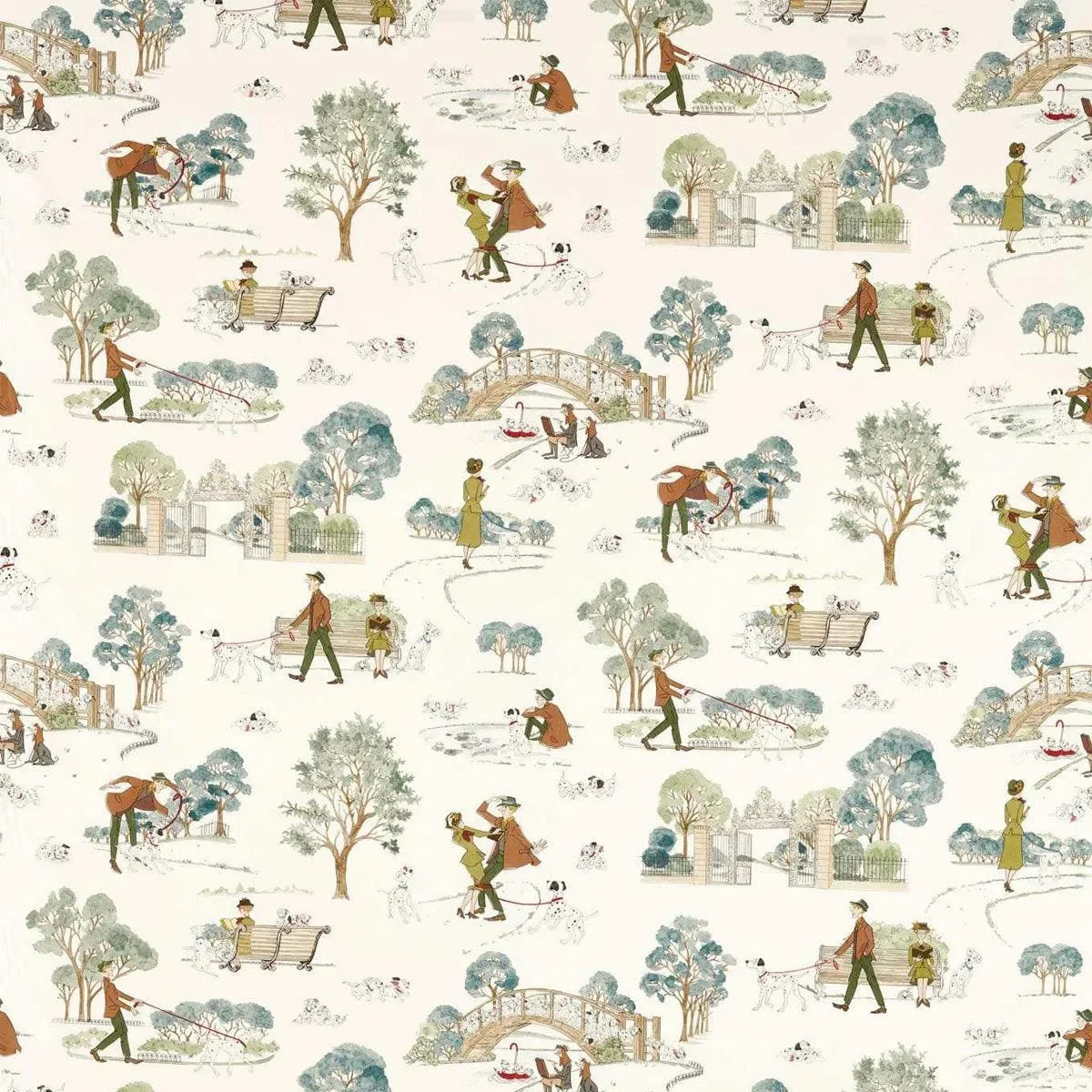101 Dalmatians Fabric - Sanderson X Disney