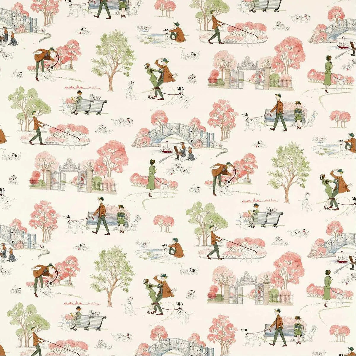 101 Dalmatians Fabric - Sanderson X Disney