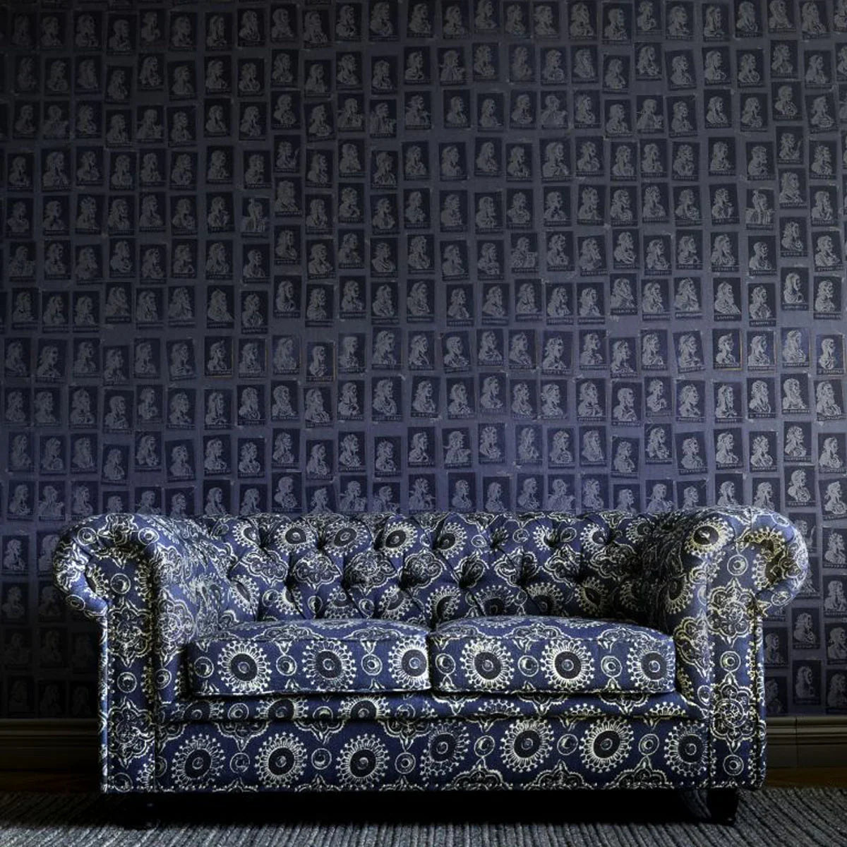 Ajrak Linen Fabric - Mind The Gap