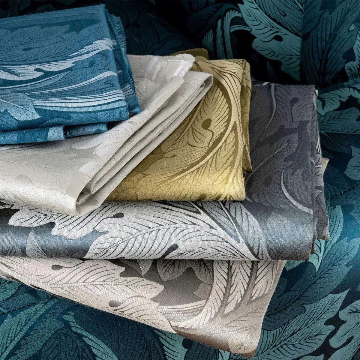 Acanthus Jacquard Fabric - Clarke & Clarke