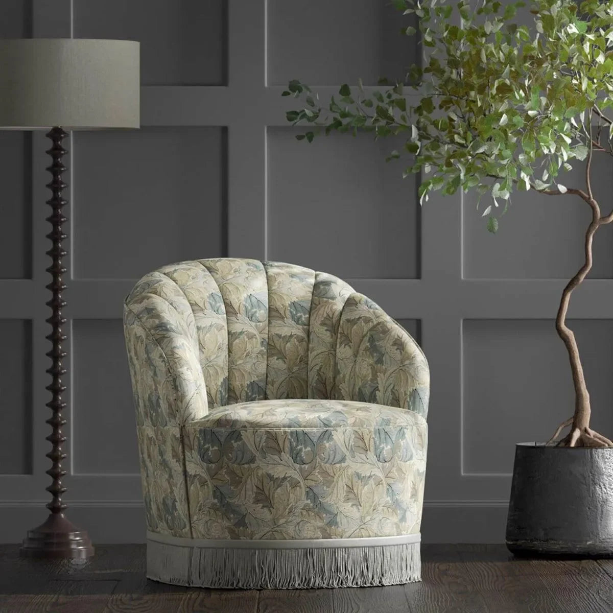 Acanthus Fabric - Clarke & Clarke