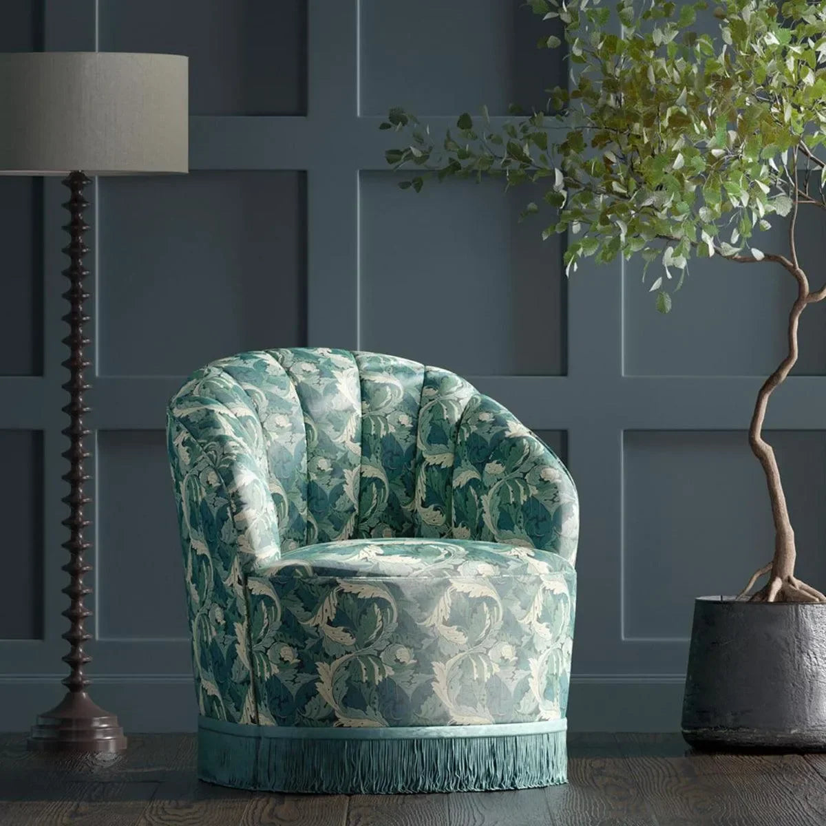 Acanthus Fabric - Clarke & Clarke