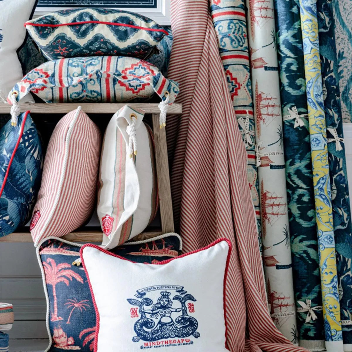 Aegean Taupe Fabric - Mind The Gap