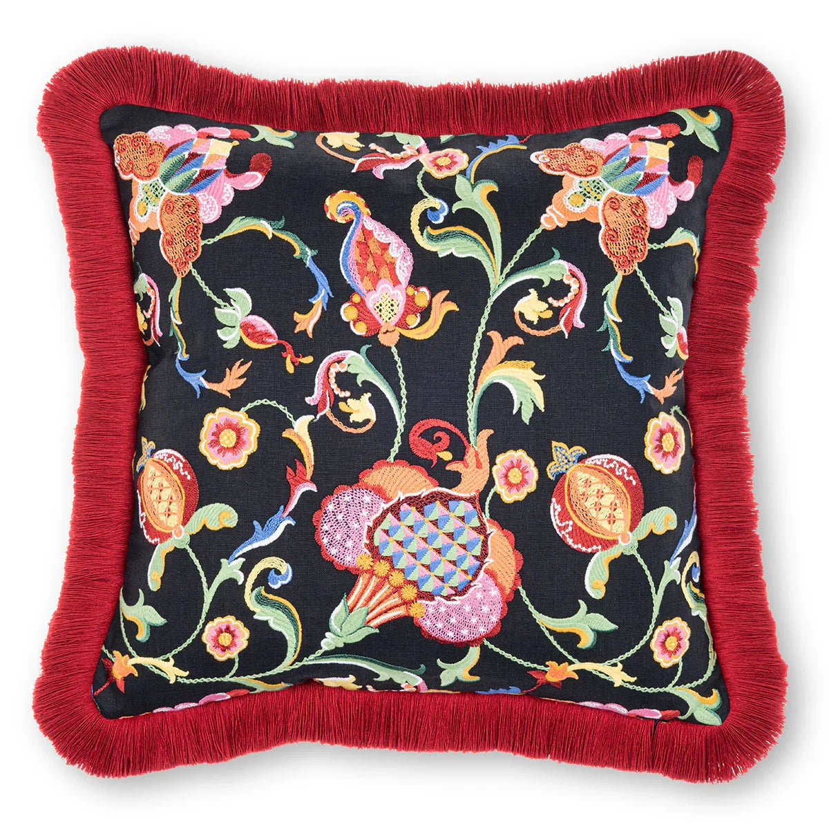 Al Fresco Embroidered Cushion - Mind The Gap
