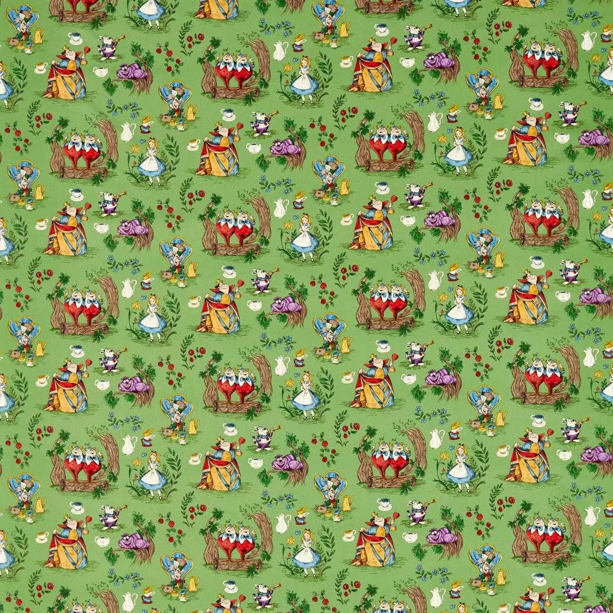 Alice In Wonderland Fabric - Sanderson X Disney