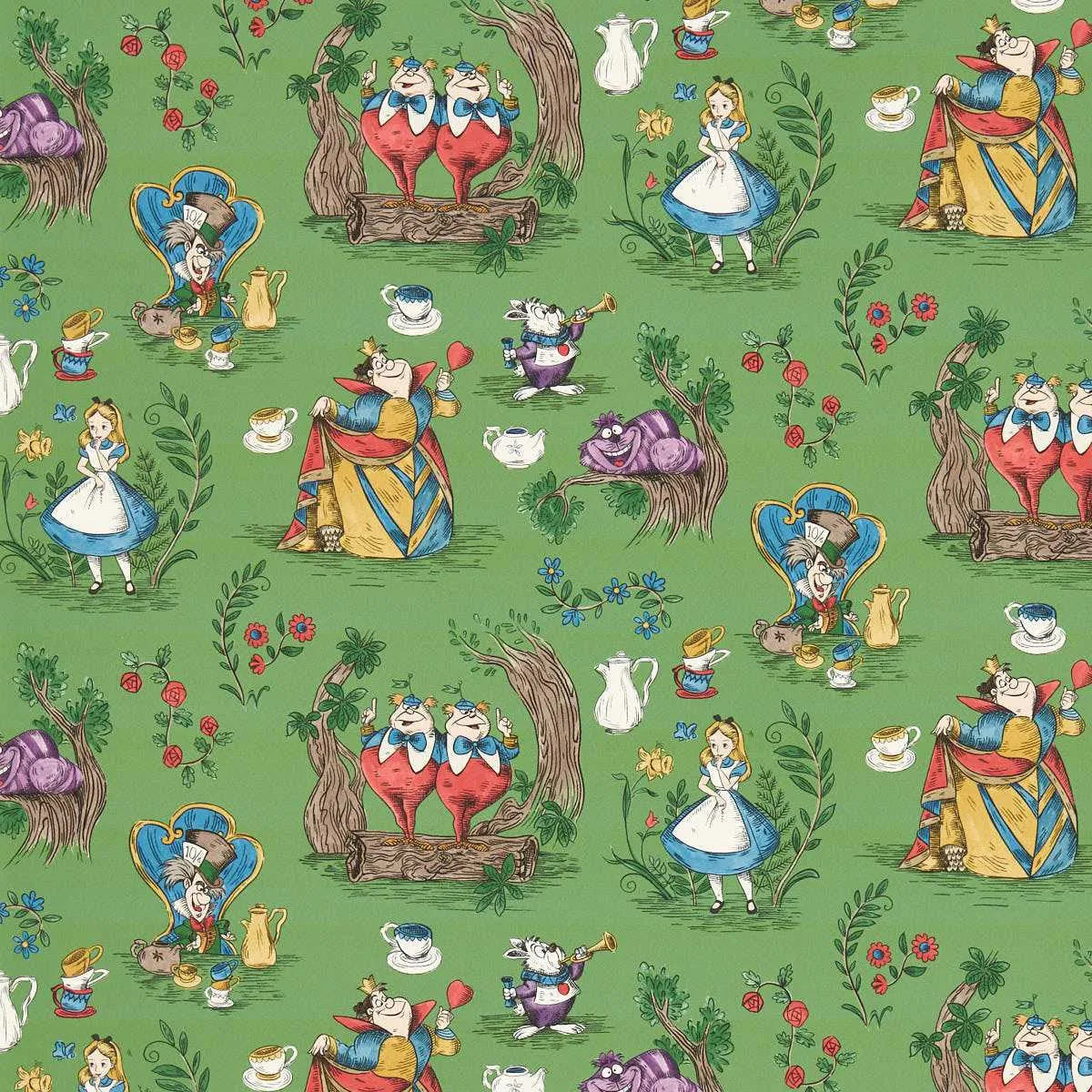 Alice In Wonderland Wallpaper - Sanderson X Disney