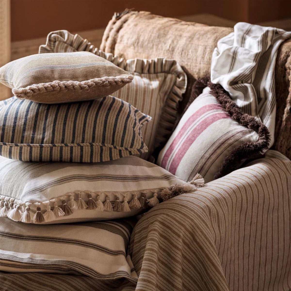 Amberley Stripe Fabric - Sanderson