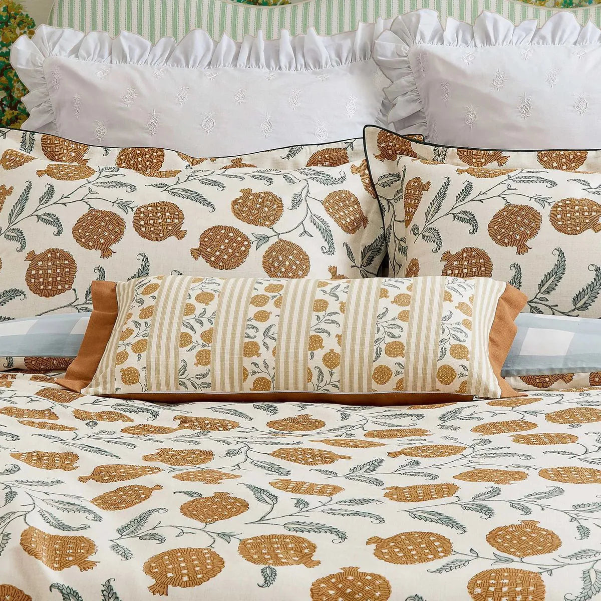 Sanderson Anaar Woad Cushion