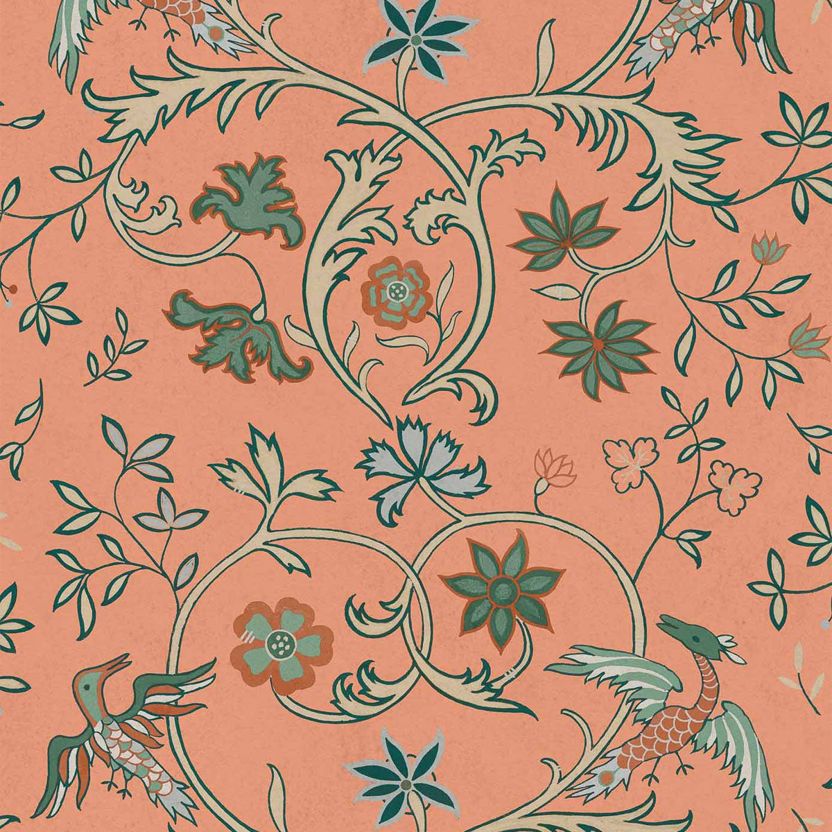 Antwerp Damask Wallpaper - Coordonne