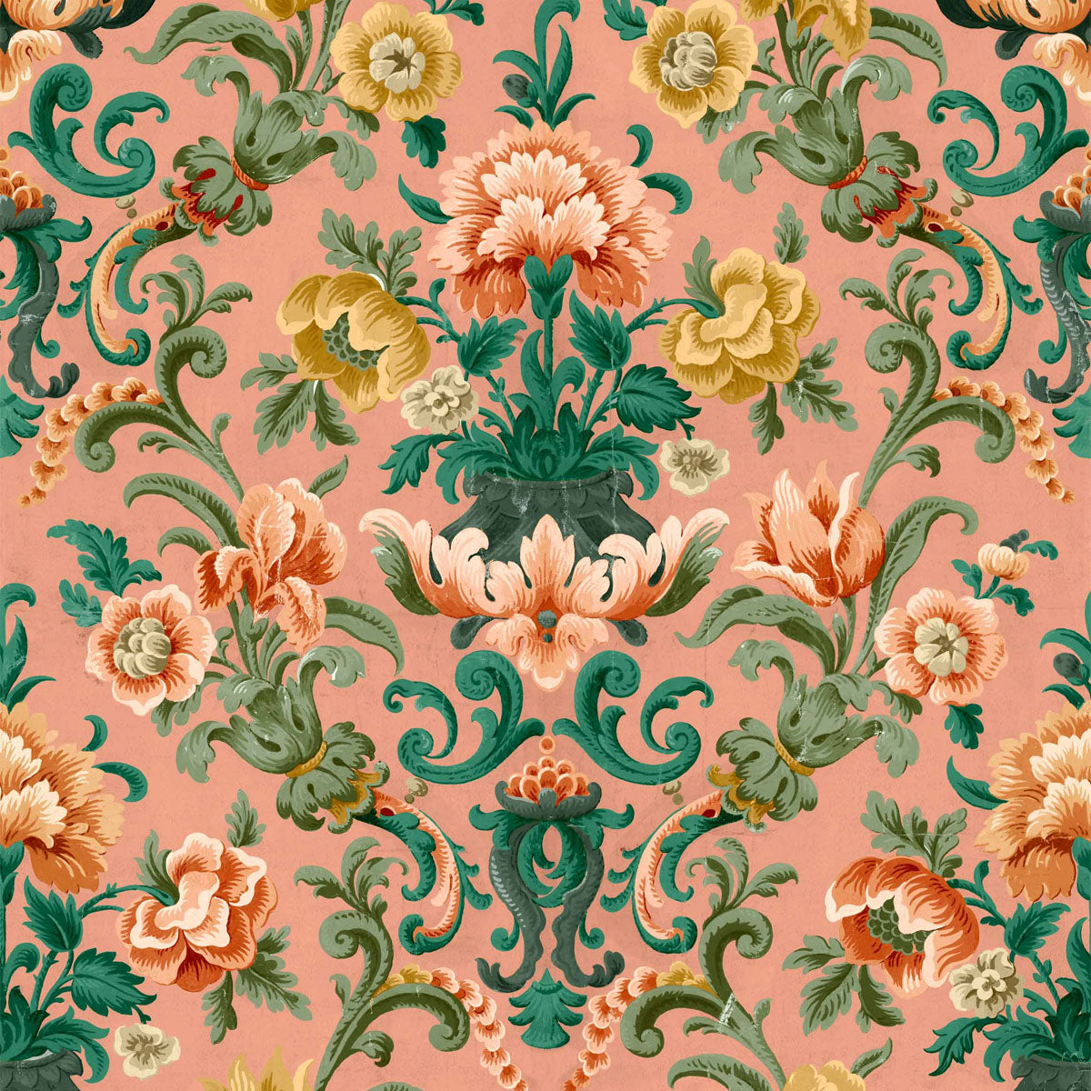 Aranjuez Damask Wallpaper - Coordonne