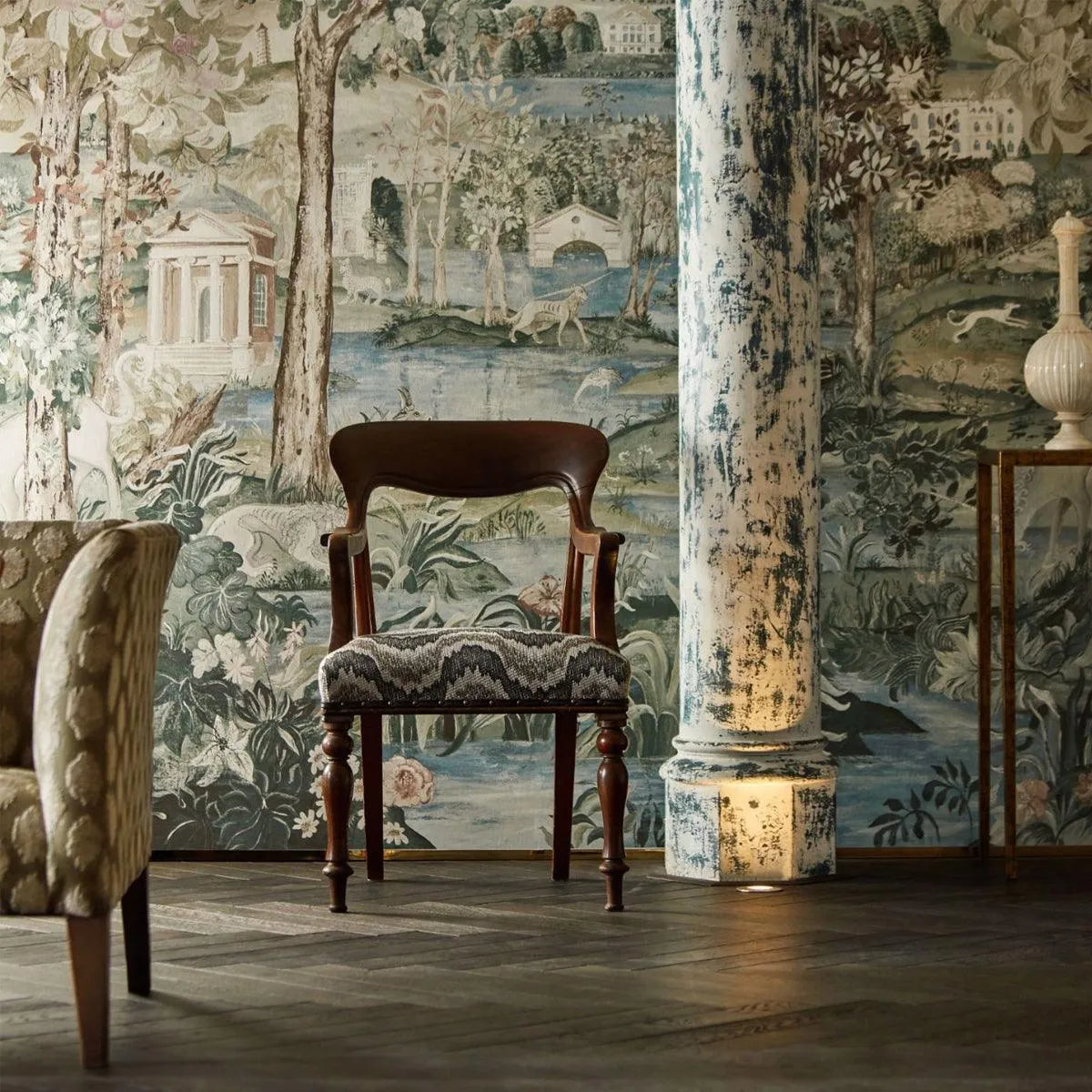 Arcadian Thames Wallpaper - Zoffany