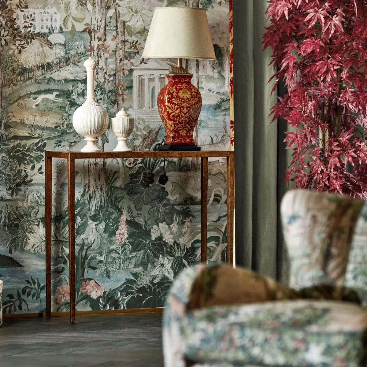 Arcadian Thames Wallpaper - Zoffany