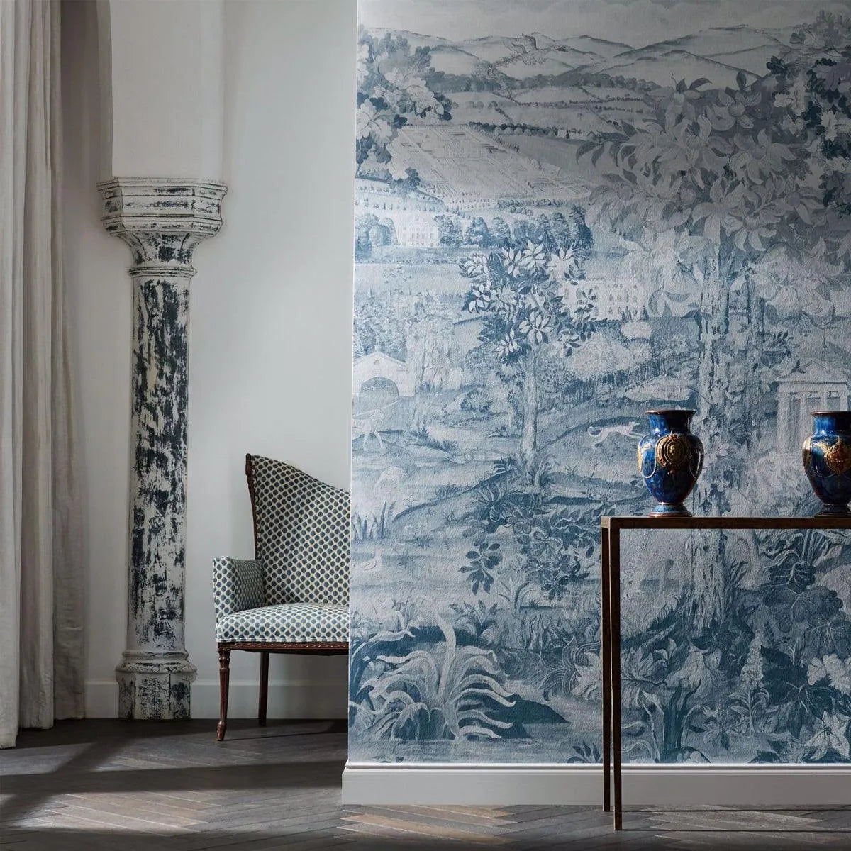 Arcadian Thames Wallpaper - Zoffany