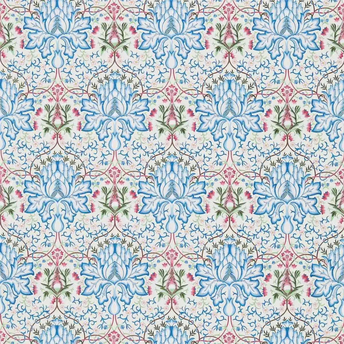 Artichoke Embroidery Fabric - Morris & Co