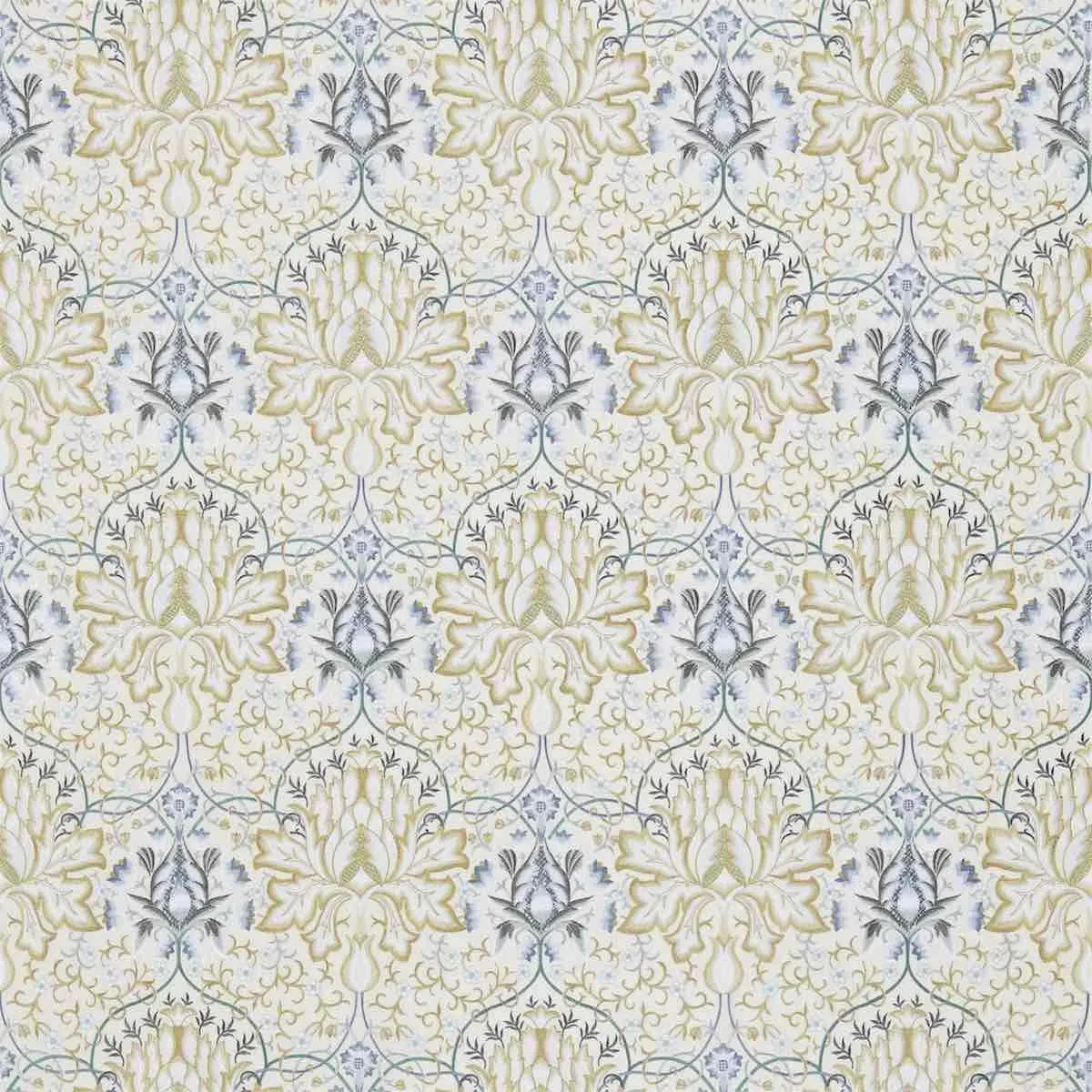 Artichoke Embroidery Fabric - Morris & Co