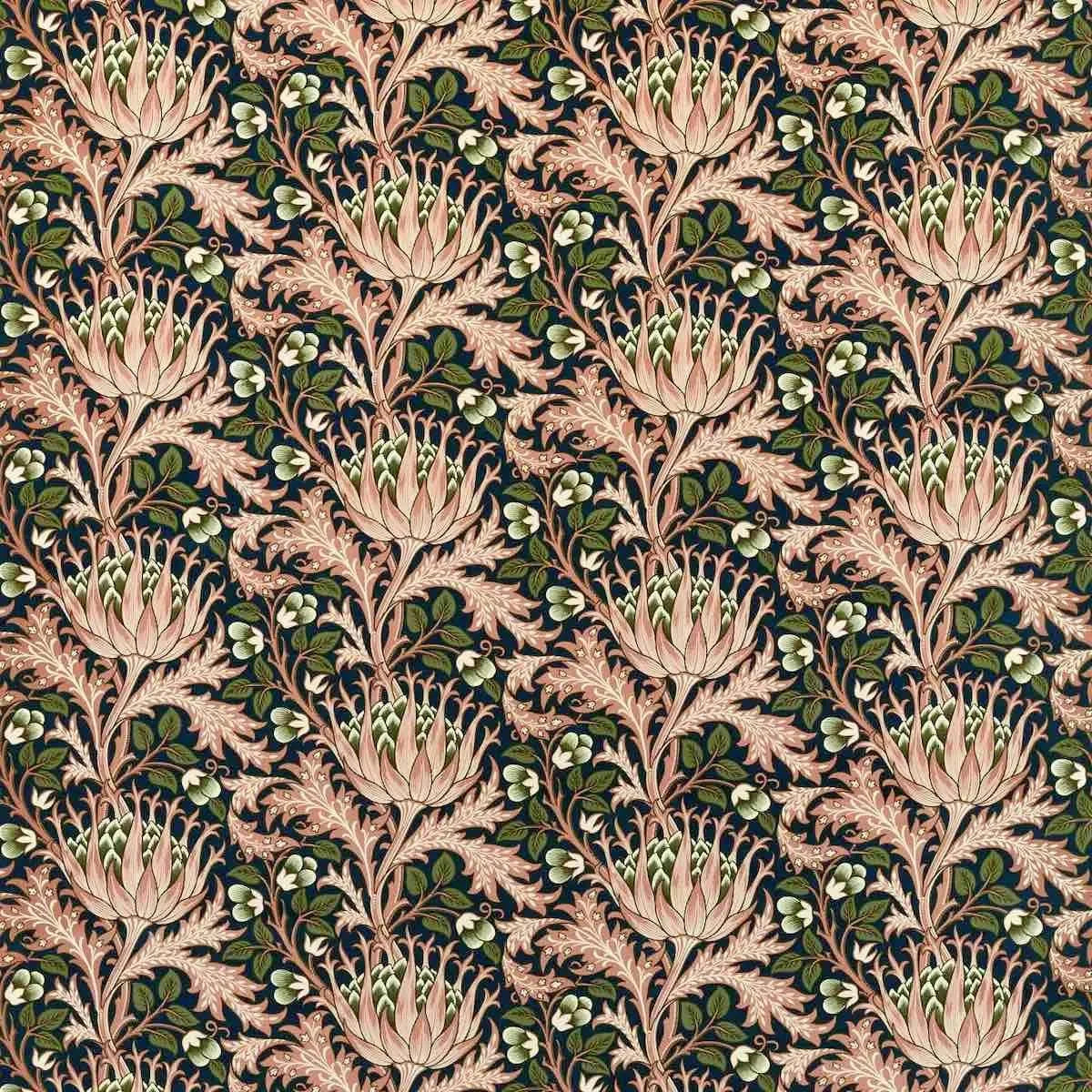 Artichoke Velvet Fabric - Morris & Co