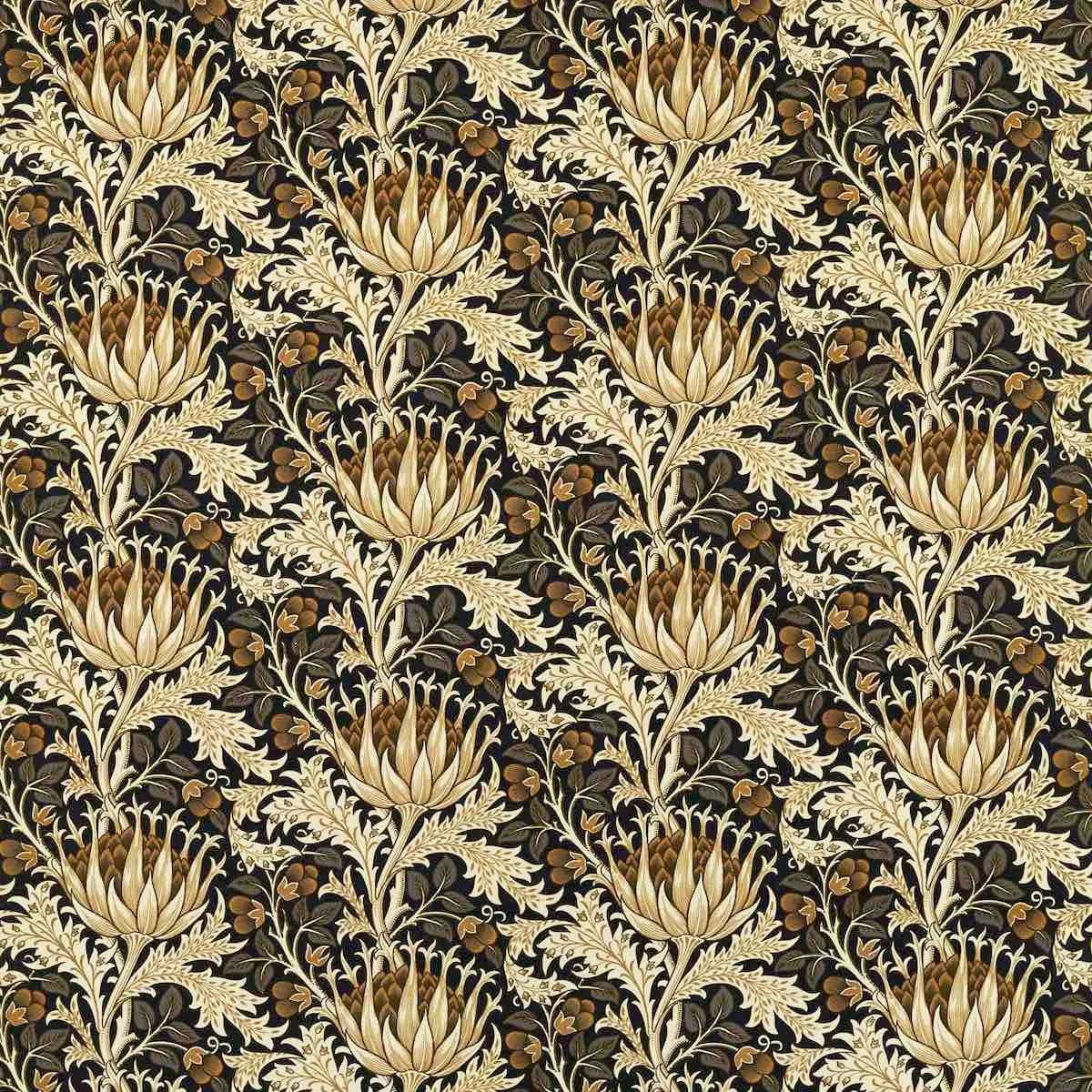 Artichoke Velvet Fabric - Morris & Co