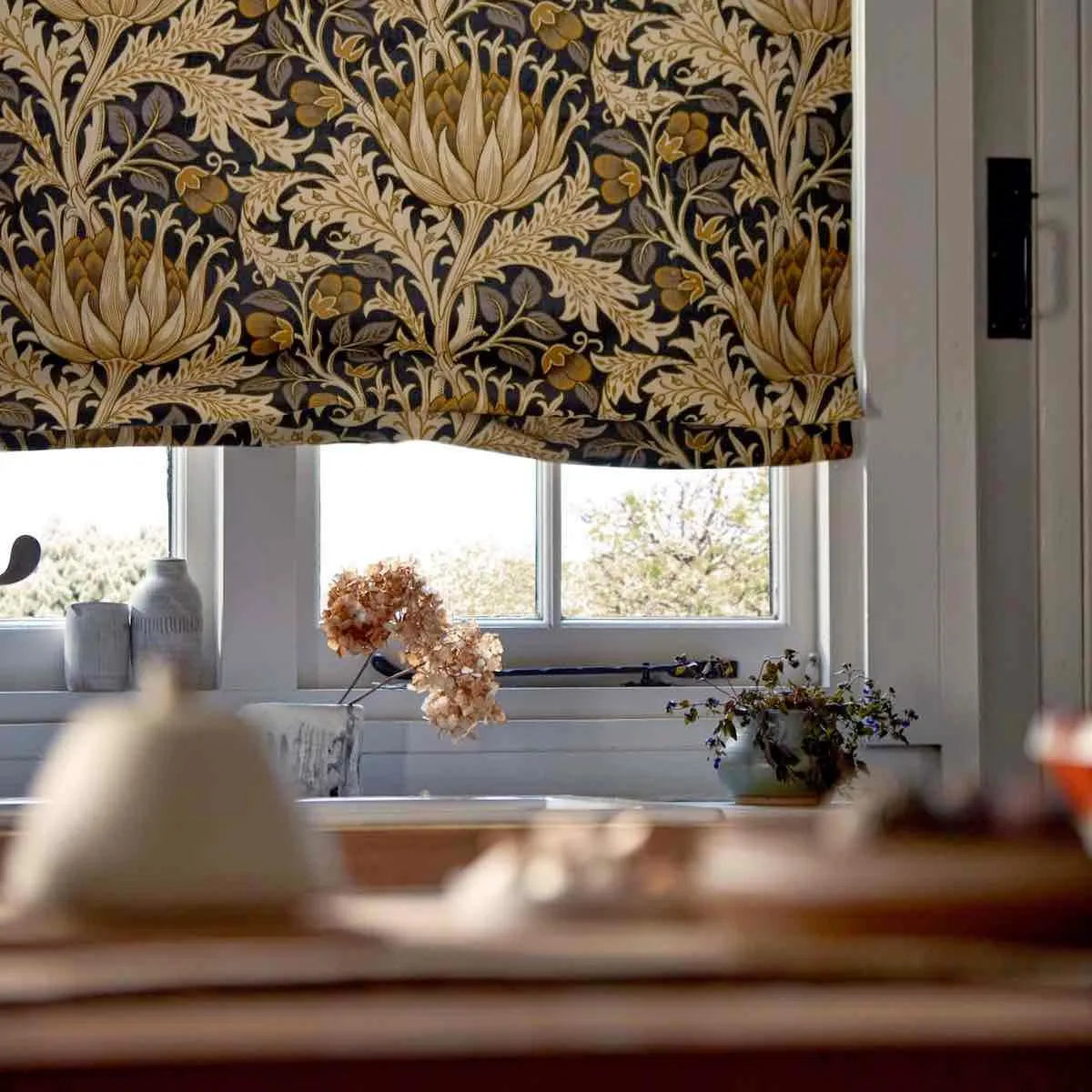 Artichoke Velvet Fabric - Morris & Co