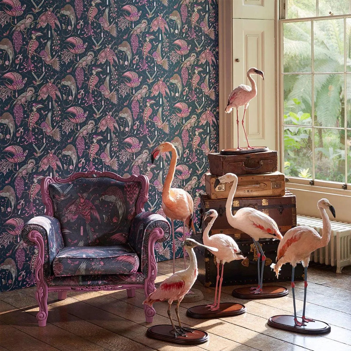 Audubon Wallpaper - Clarke & Clarke X Emma Shipley