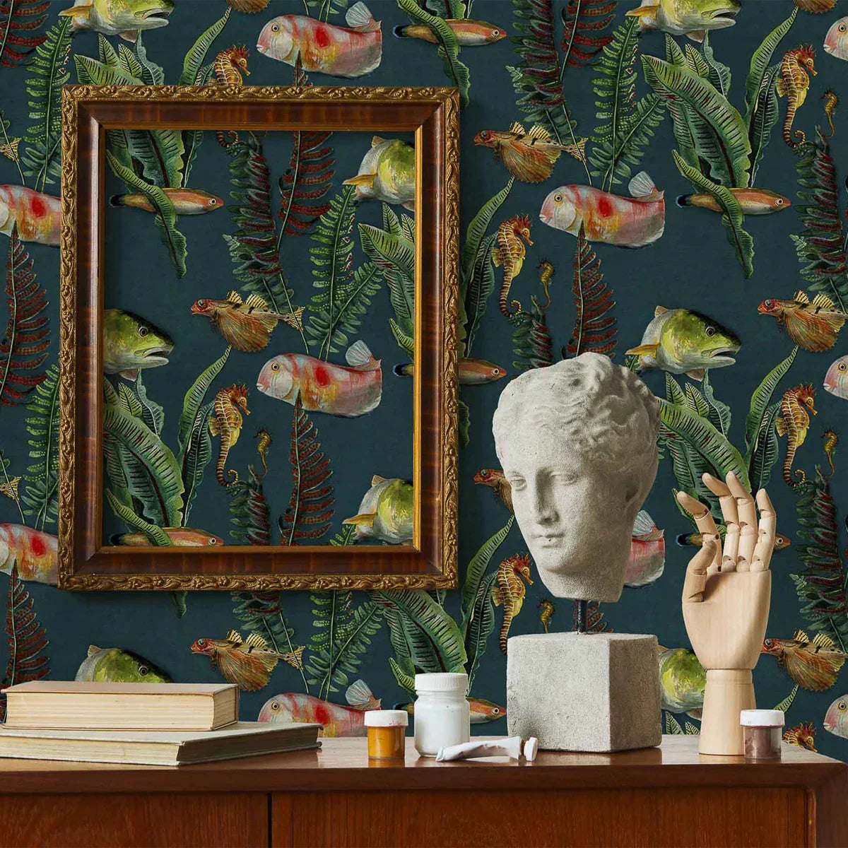 Bank of Fish Wallpaper - Coordonne