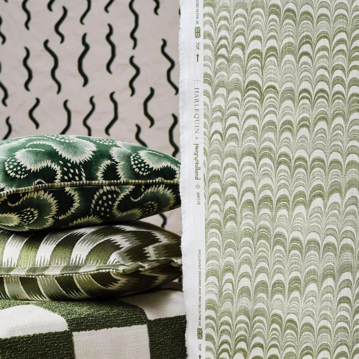 Bisque Fabric - Harlequin X Henry Holland