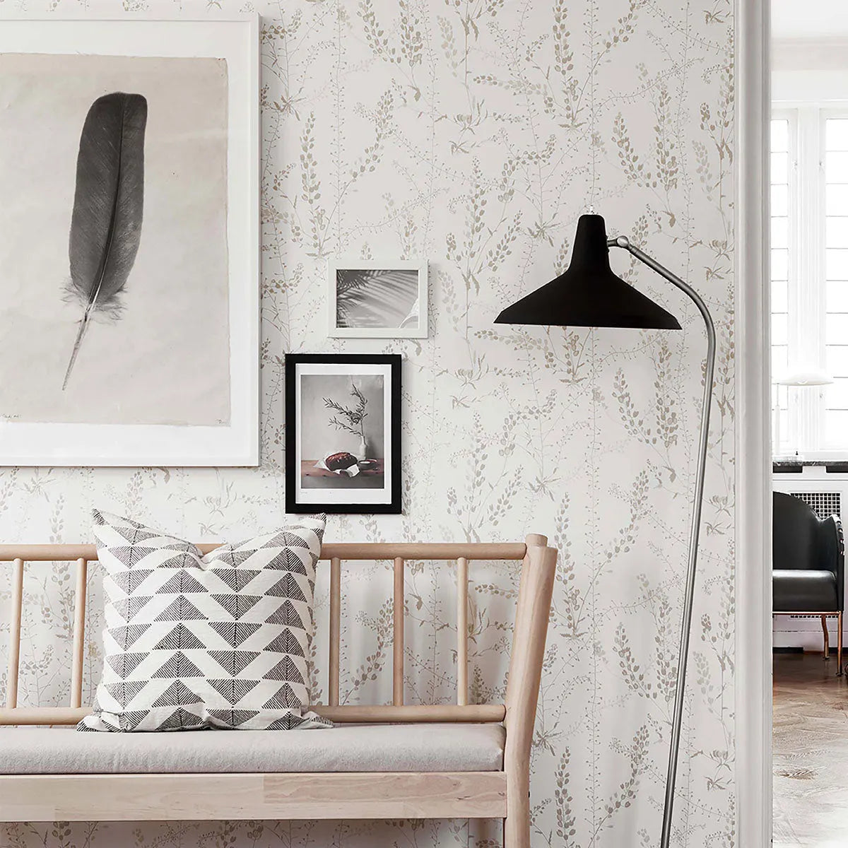 Arne Jacobsen Bladranker Wallpaper - Borastapeter
