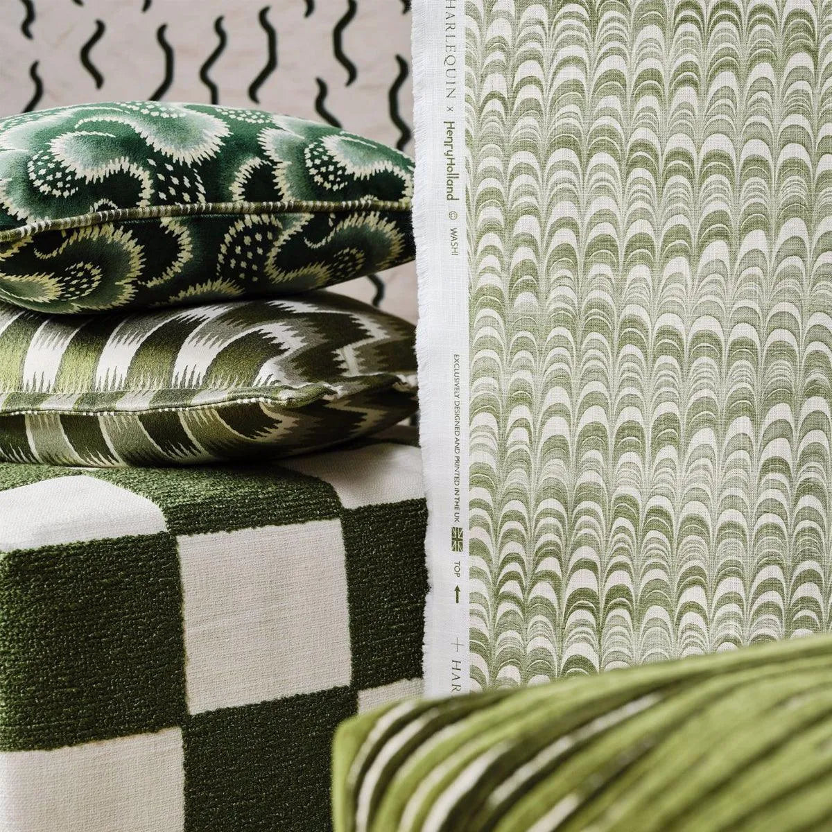 Blenets Check Fabric - Harlequin X Henry Holland