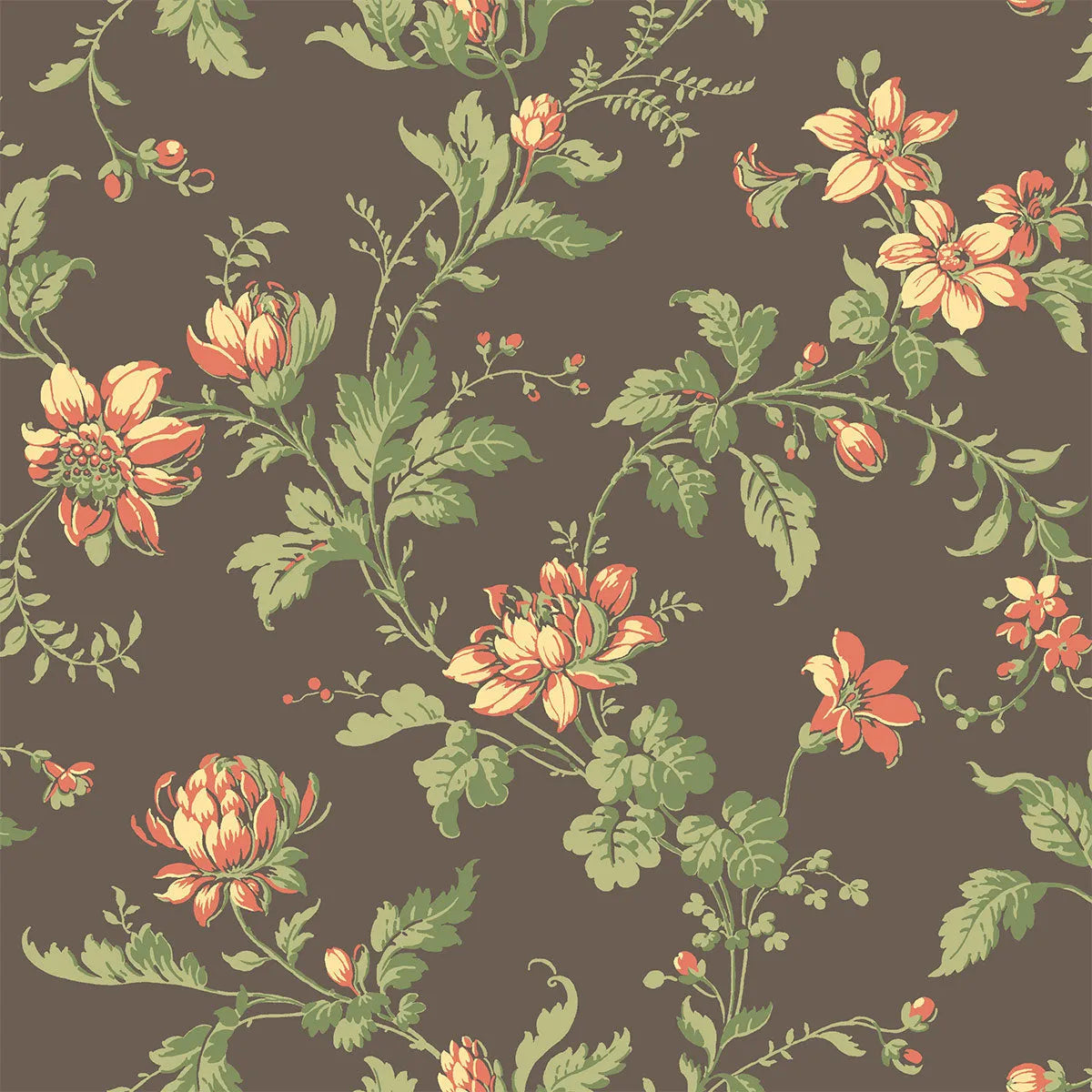 Blomslinga Wallpaper - Borastapeter