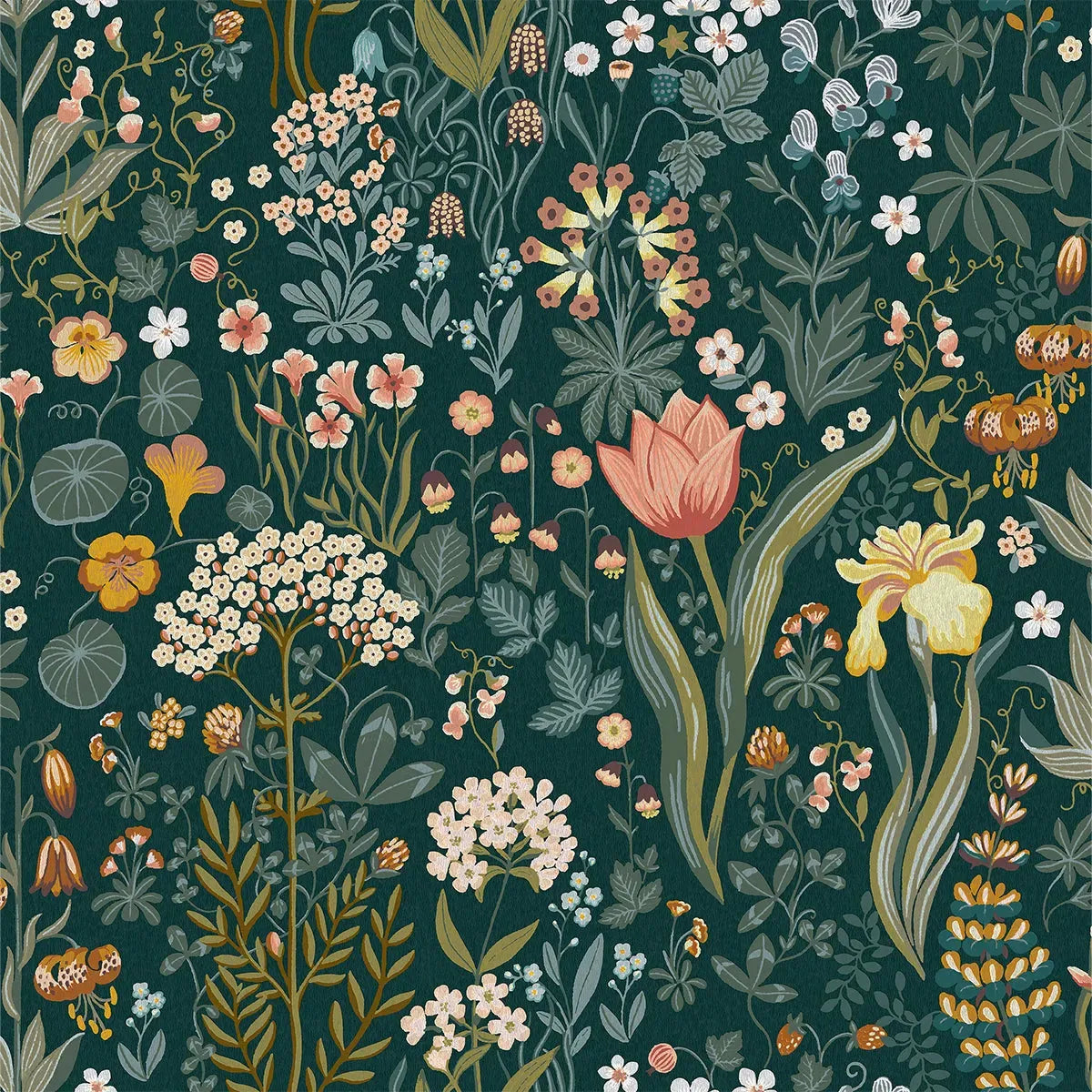 Blomsterhav Wallpaper - Borastapeter