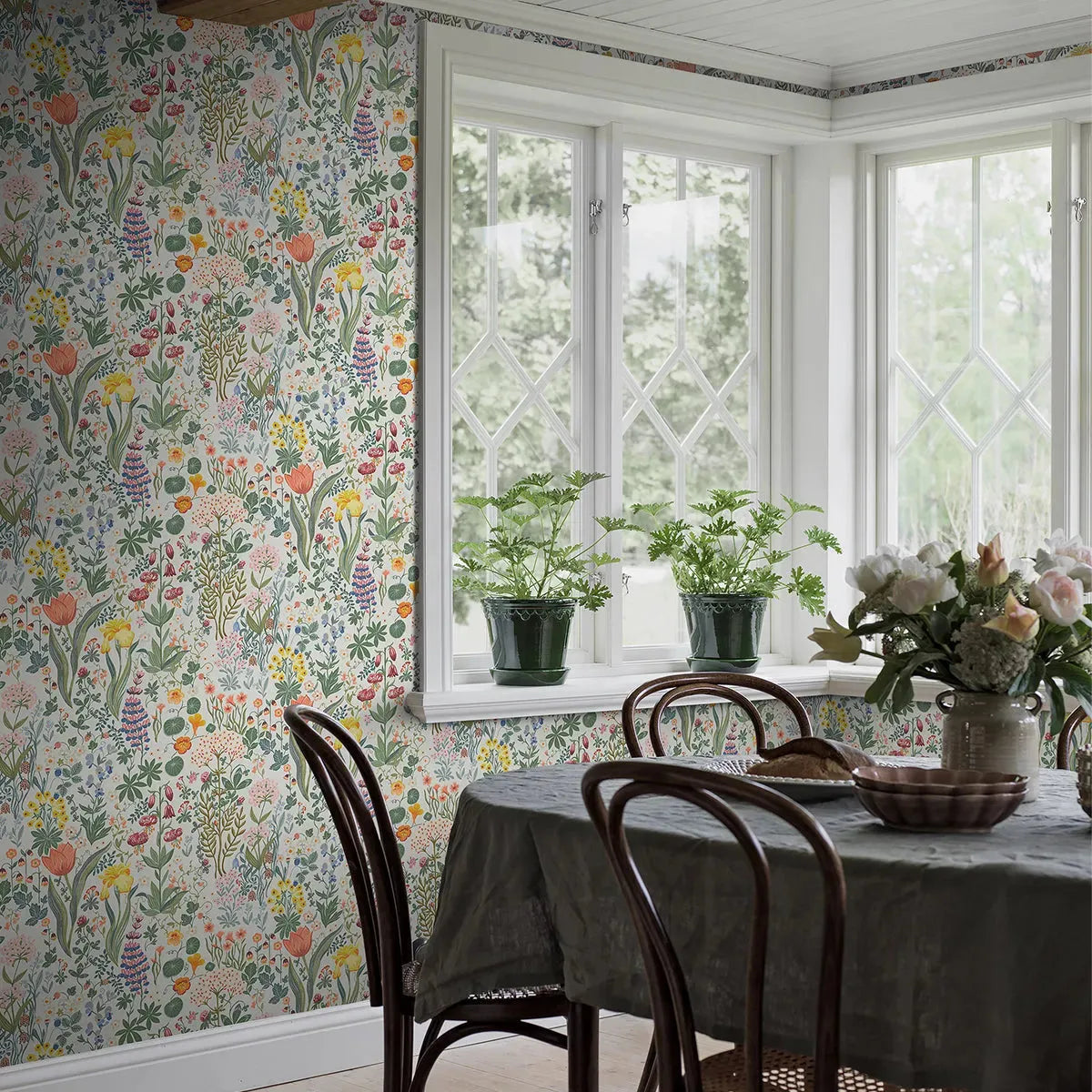 Blomsterhav Wallpaper - Borastapeter