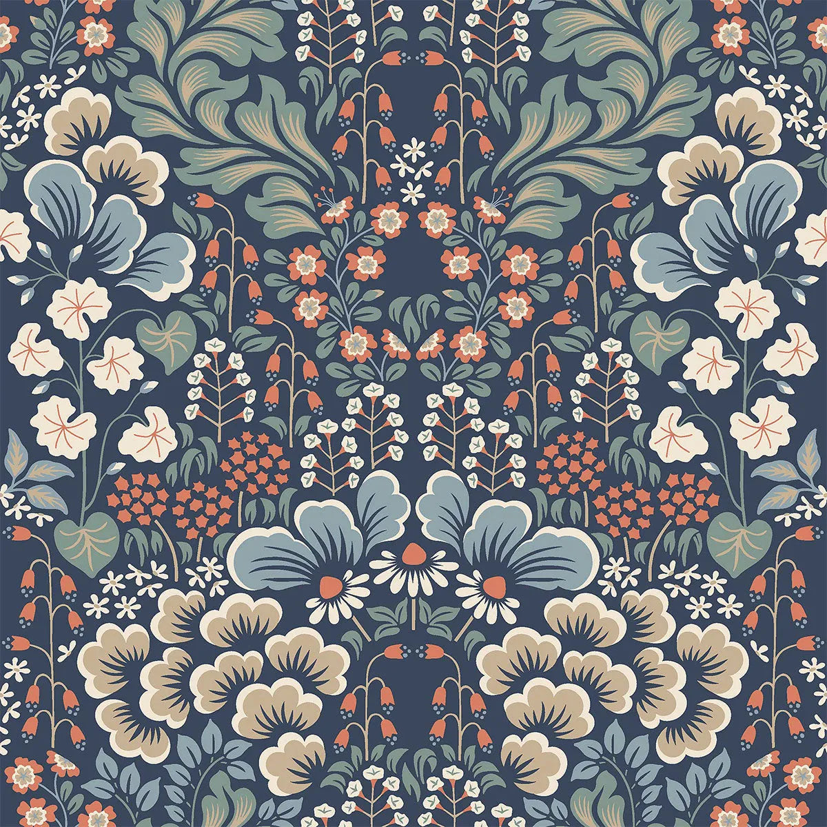 Hanna Werning Blomstervall Wallpaper - Borastapeter