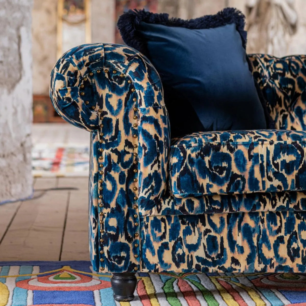 Blu Selvaggio Fabric - Mind The Gap