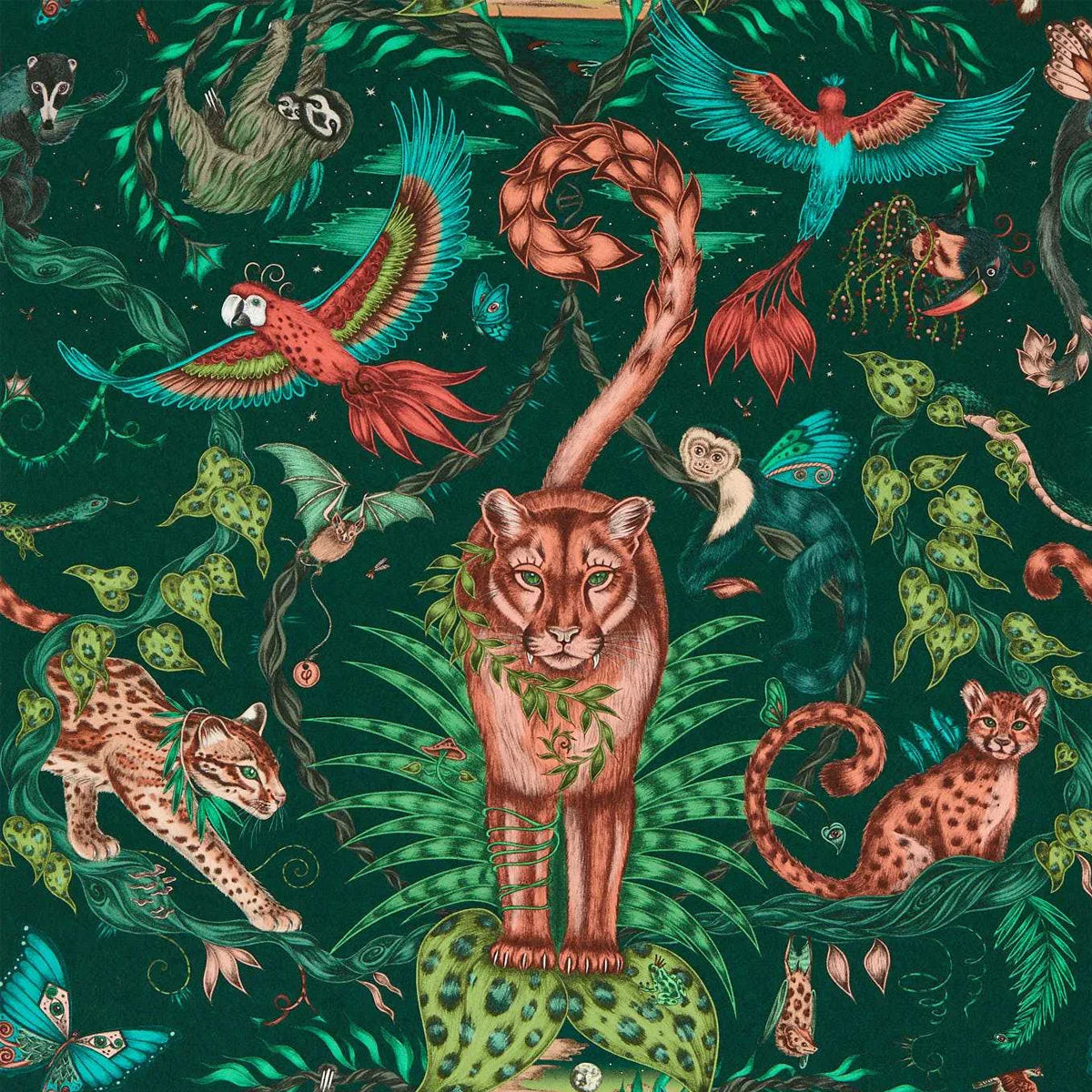 Bosque Wallpaper - Clarke & Clarke X Emma Shipley