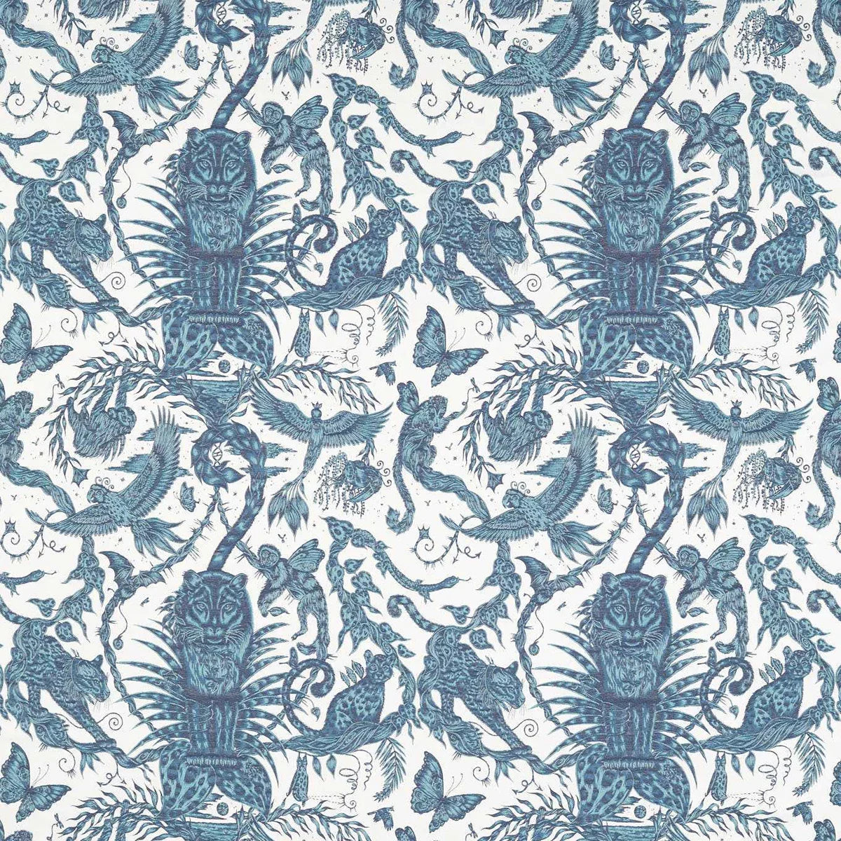 Bosque Dreams Jacquard Fabric - Clarke & Clarke X Emma Shipley