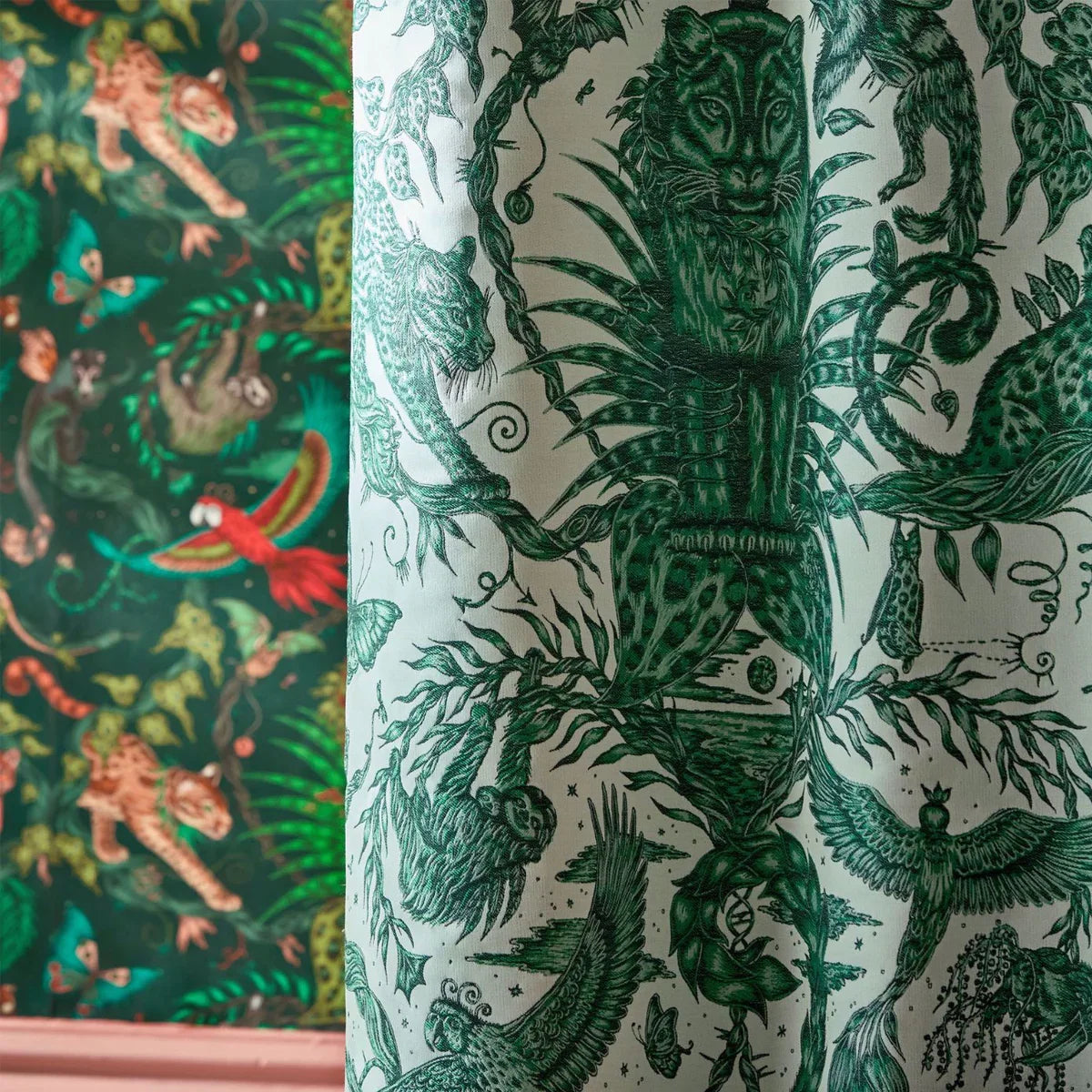 Bosque Dreams Jacquard Fabric - Clarke & Clarke X Emma Shipley