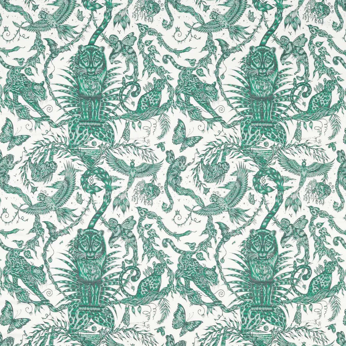Bosque Dreams Jacquard Fabric - Clarke & Clarke X Emma Shipley