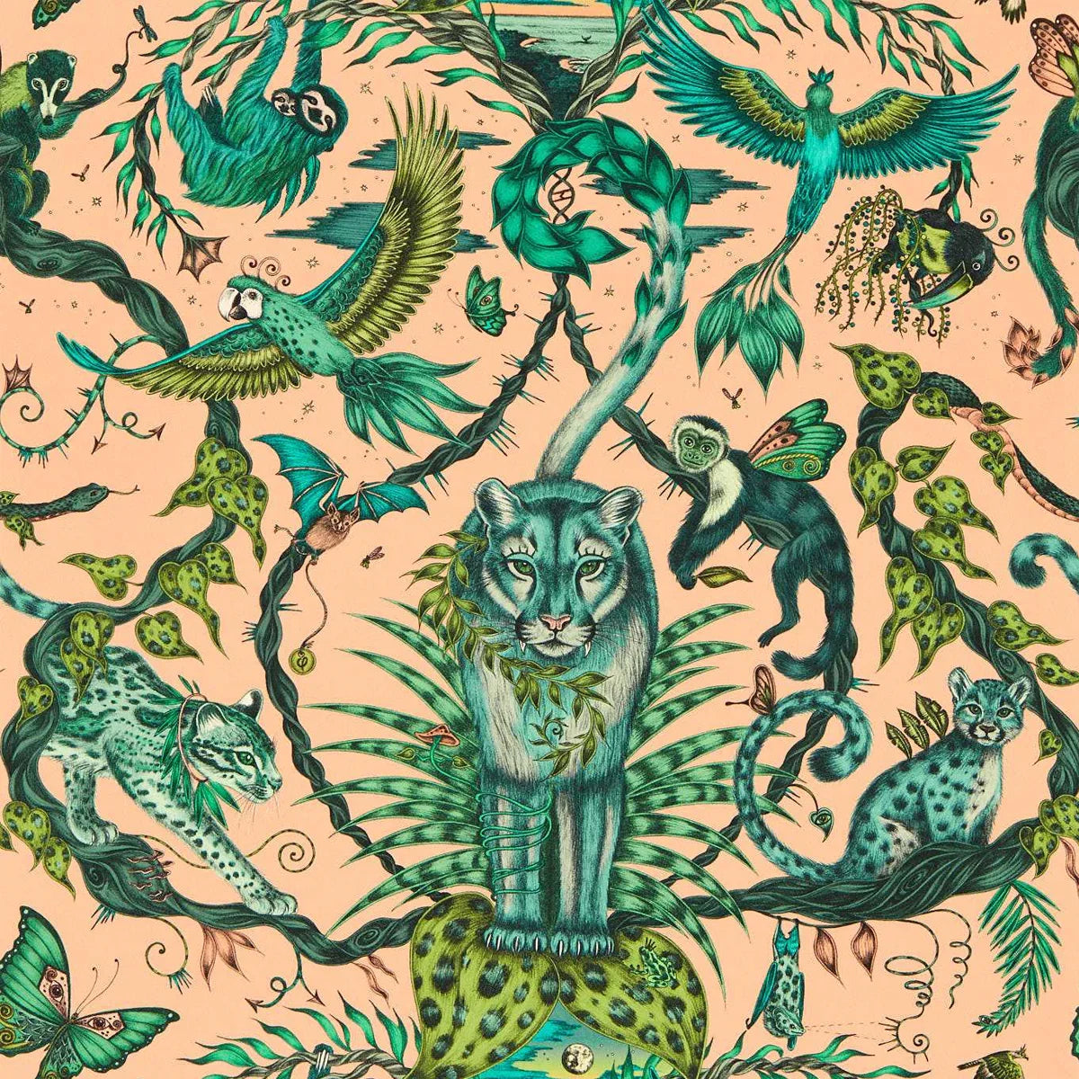 Bosque Wallpaper - Clarke & Clarke X Emma Shipley
