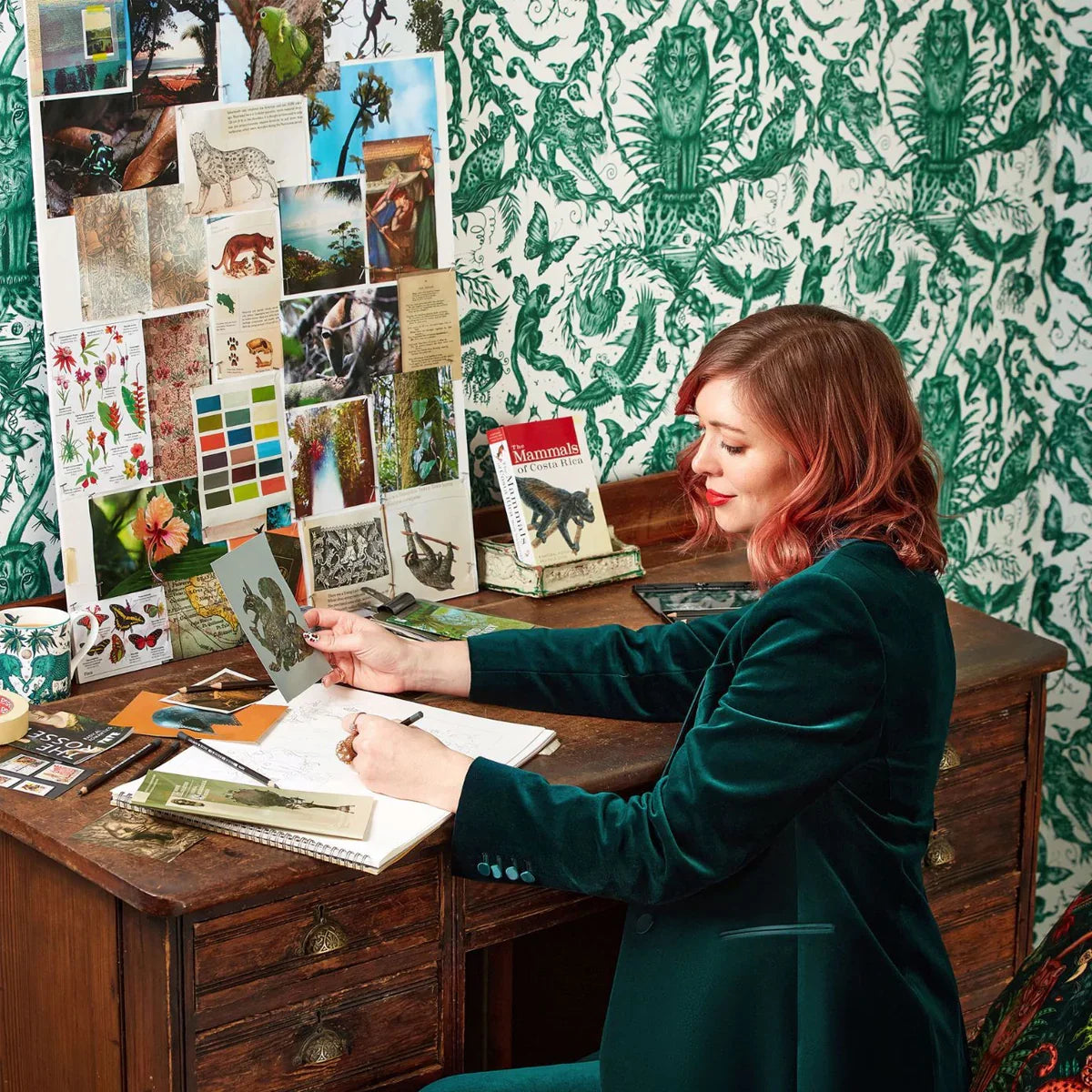 Bosque Wallpaper - Clarke & Clarke X Emma Shipley