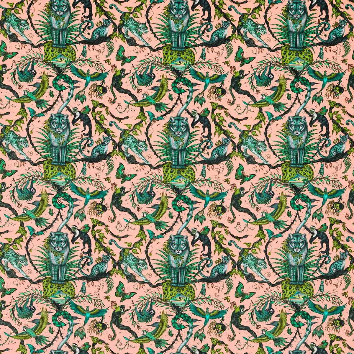 Bosque Dreams Velvet Fabric - Clarke & Clarke X Emma Shipley