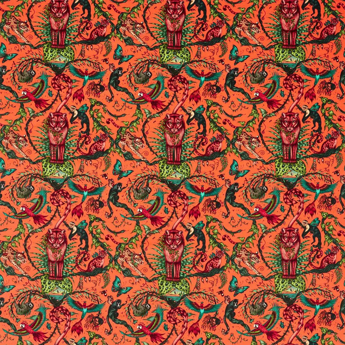 Bosque Dreams Velvet Fabric - Clarke & Clarke X Emma Shipley