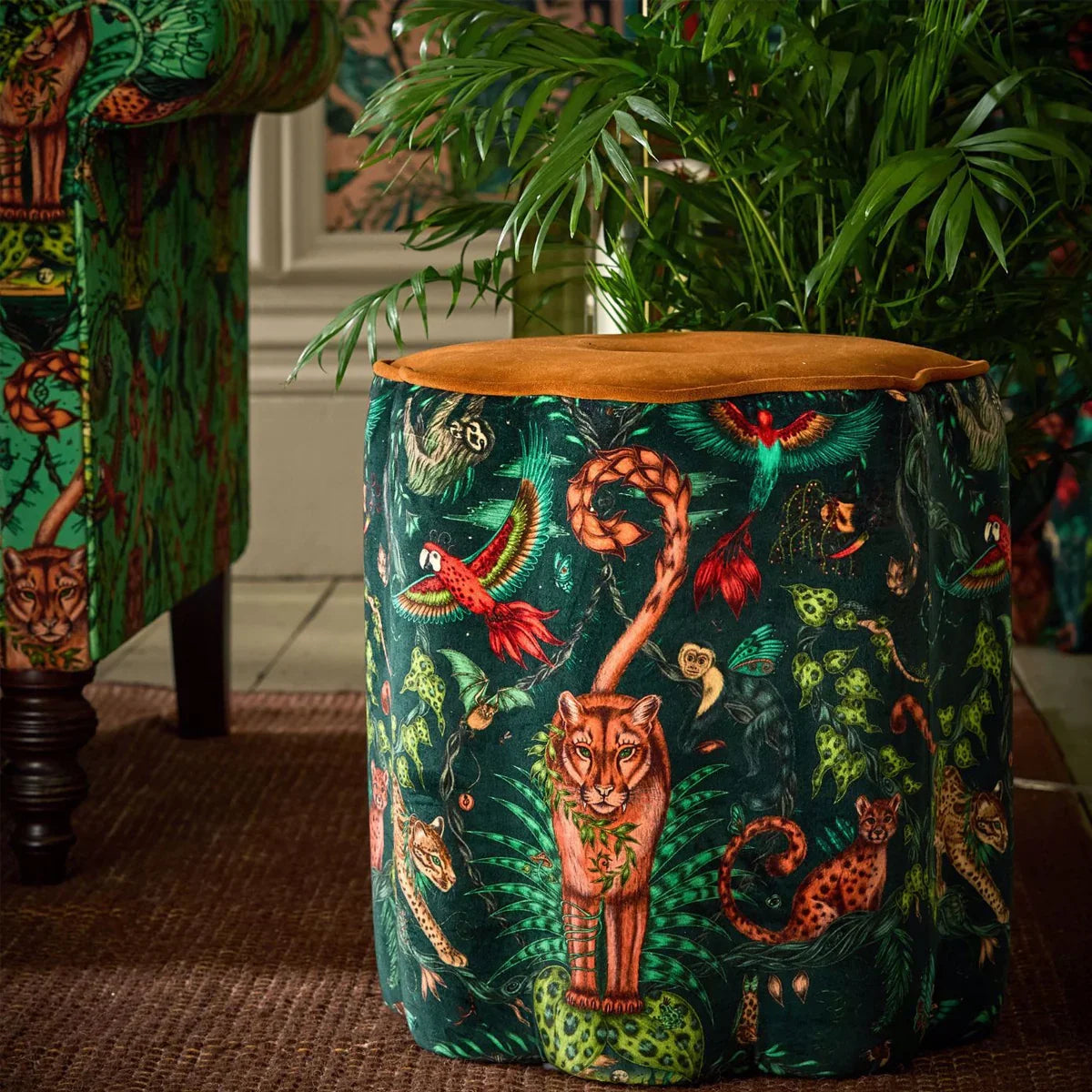 Bosque Dreams Velvet Fabric - Clarke & Clarke X Emma Shipley