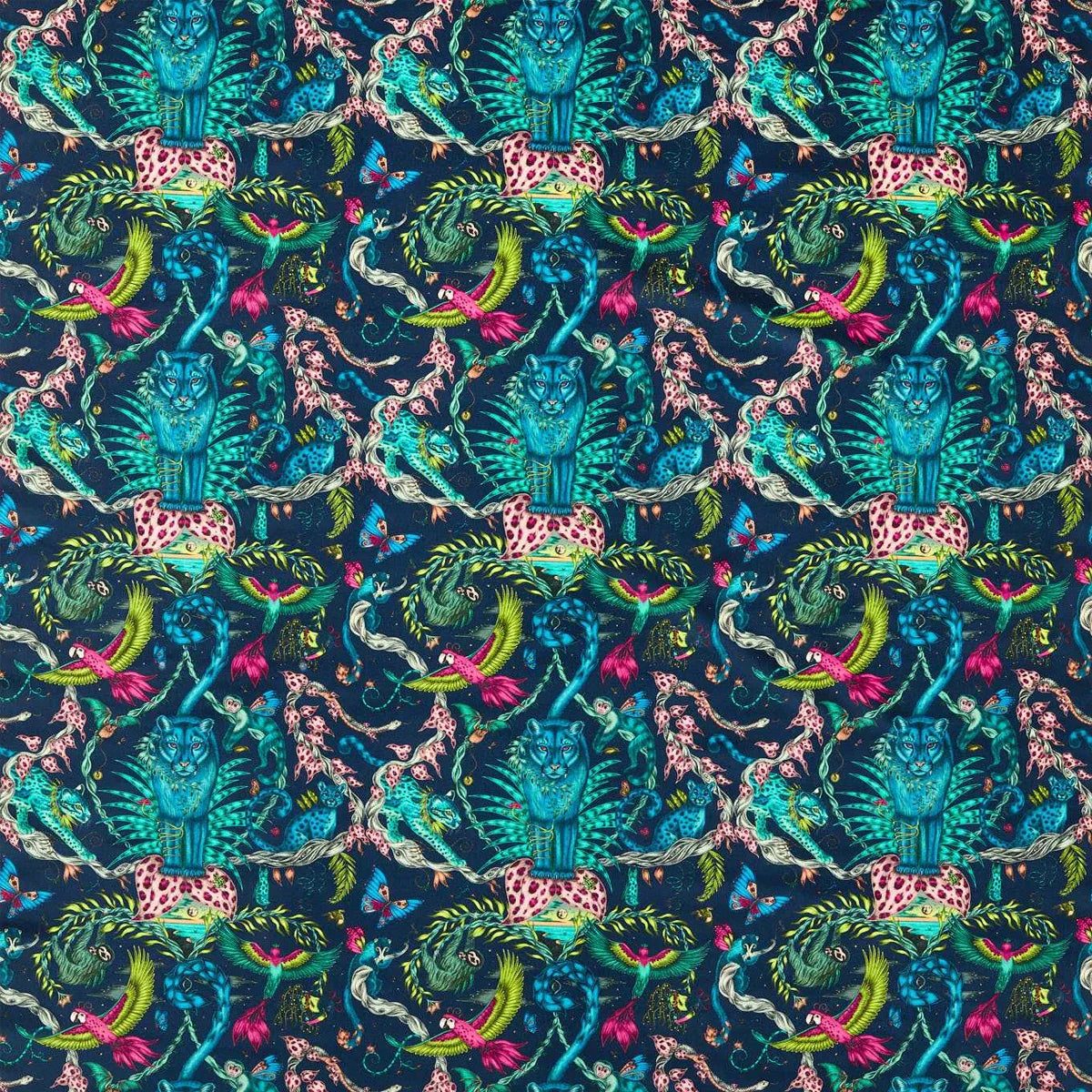 Bosque Dreams Velvet Fabric - Clarke & Clarke X Emma Shipley