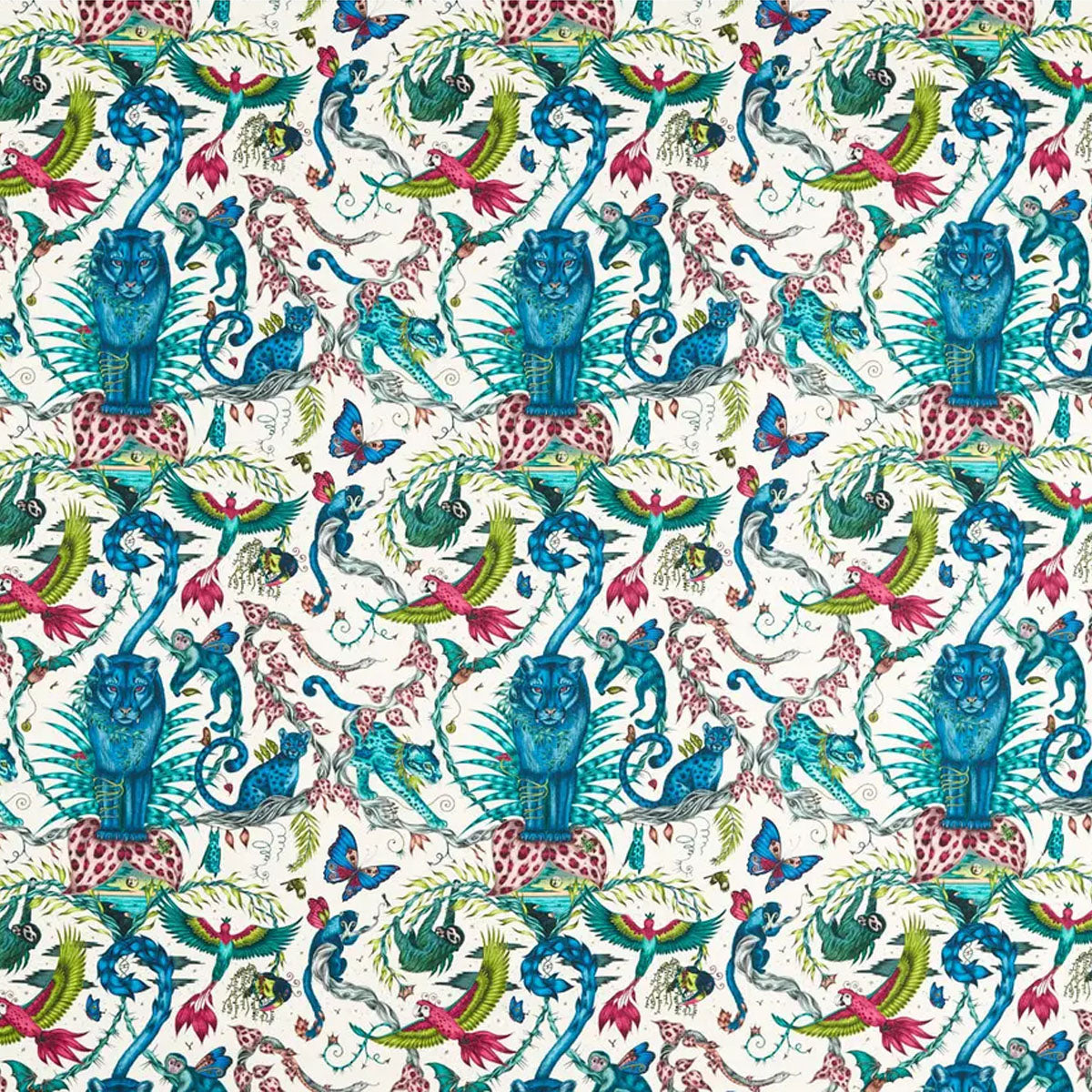 Bosque Dreams Indoor Outdoor Fabric - Clarke & Clarke X Emma Shipley