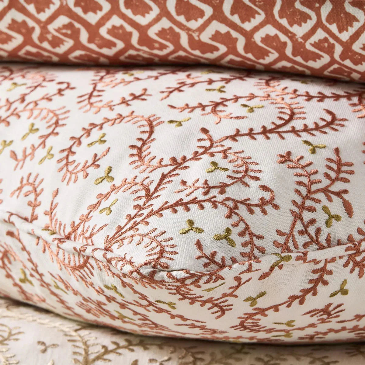 Buta Embroidery Fabric - Clarke & Clarke
