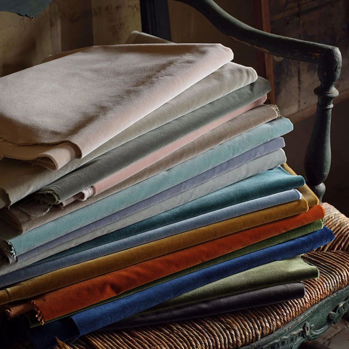 Cotton Velvet Performance Fabric - Zoffany