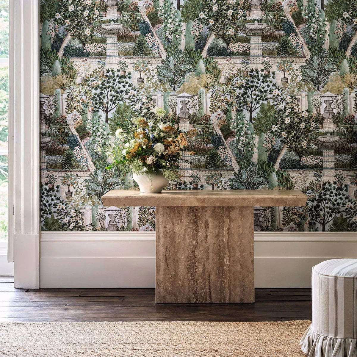 Carpet Garden Wallpaper - Sanderson