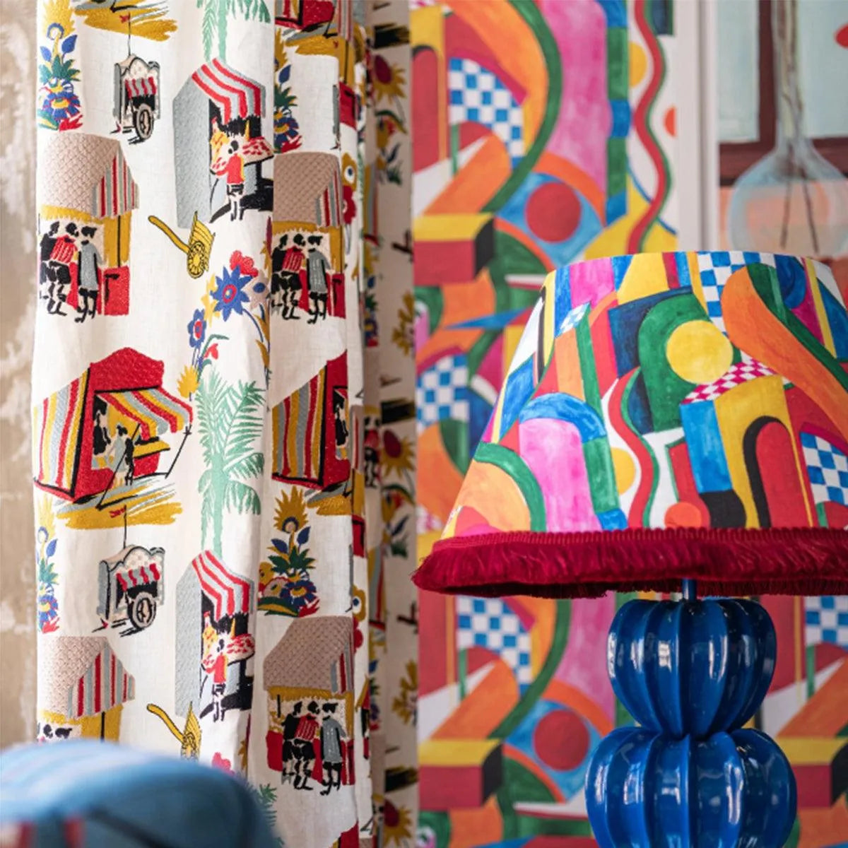 Giardino Carretto Del Cibo Fabric - Mind The Gap