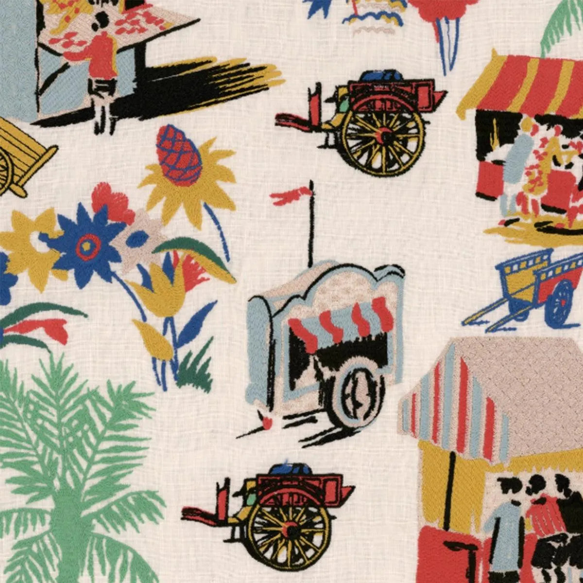Giardino Carretto Del Cibo Fabric - Mind The Gap