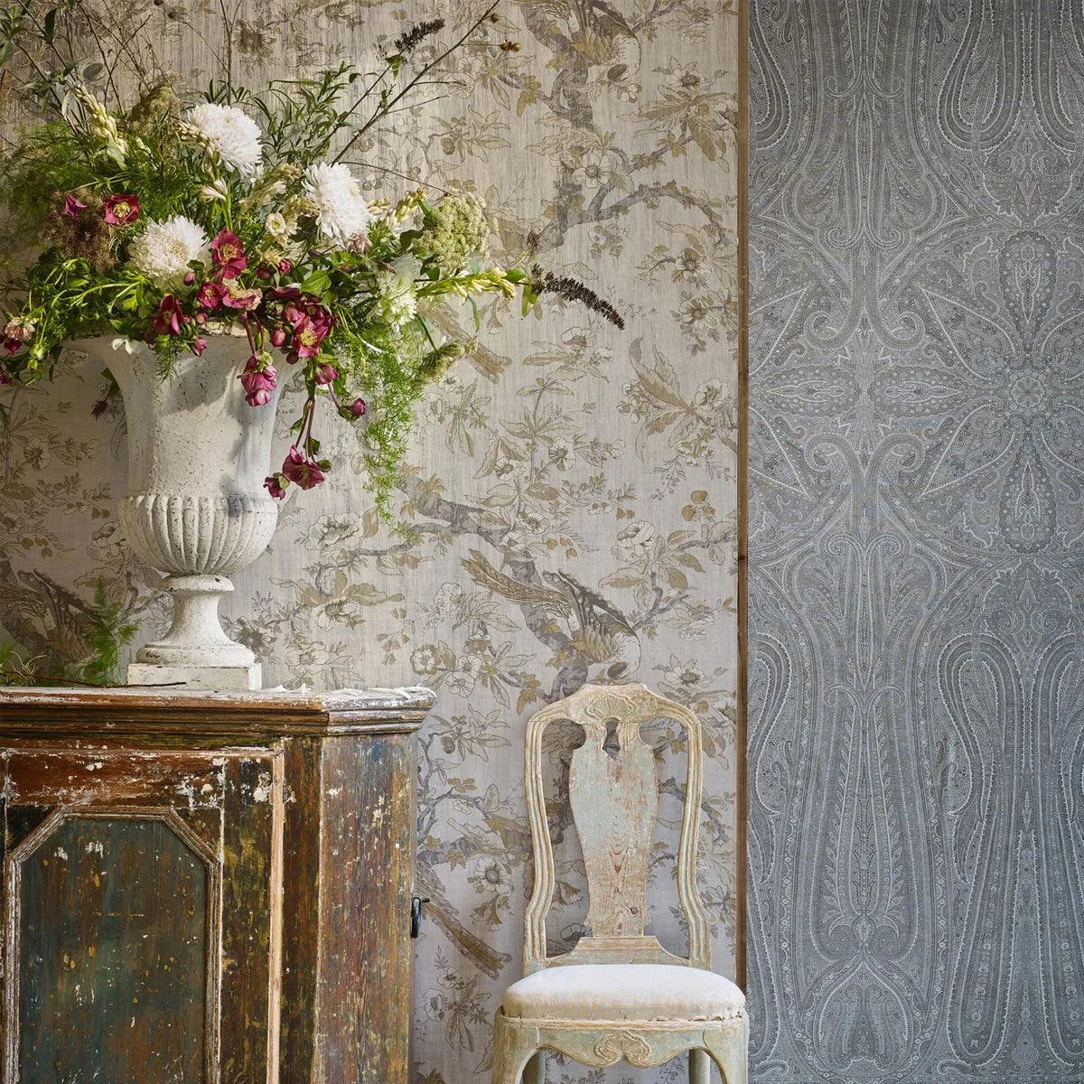 Chintz Lustre Wallpaper - Zoffany