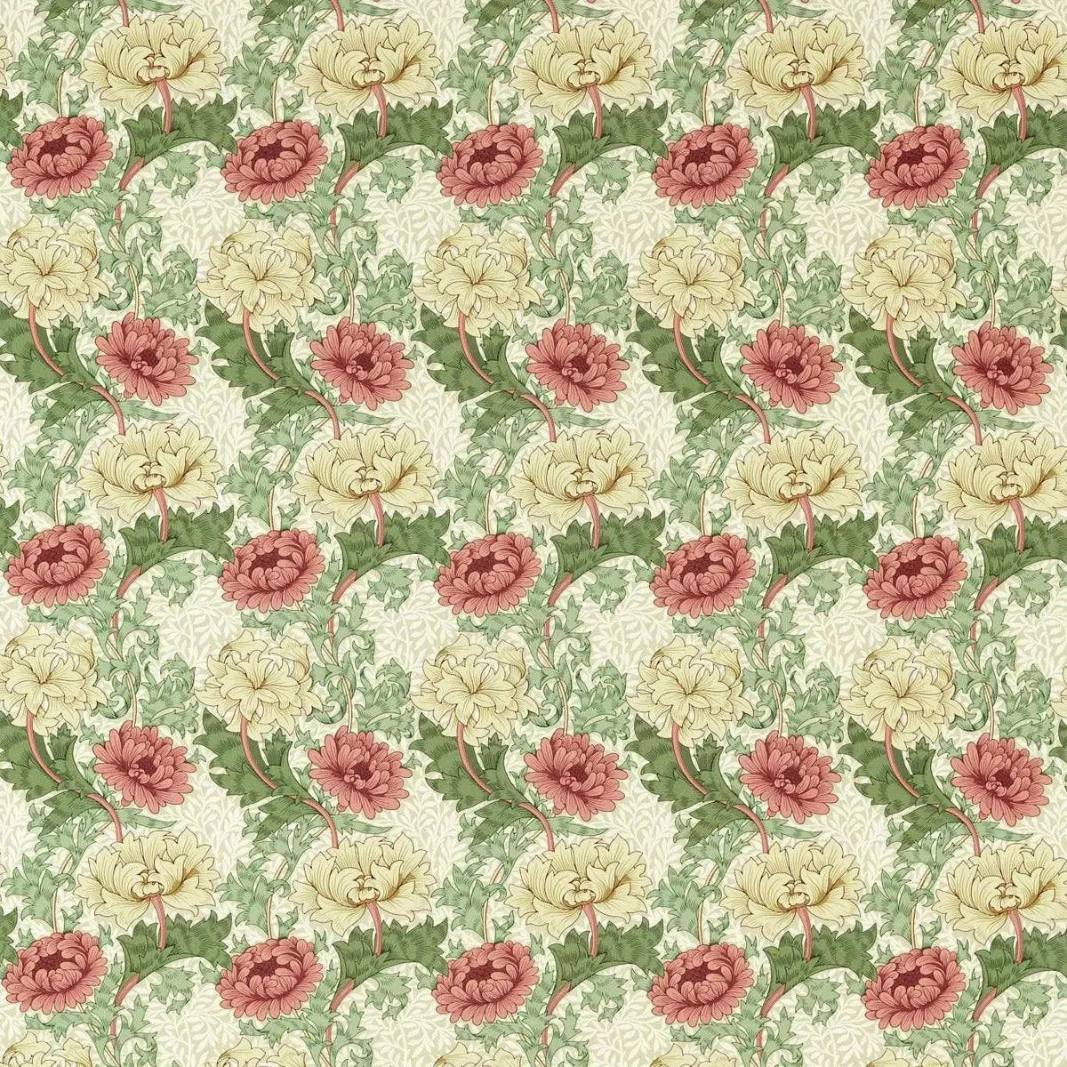 Chrysanthemum Outdoor Fabric - Morris & Co